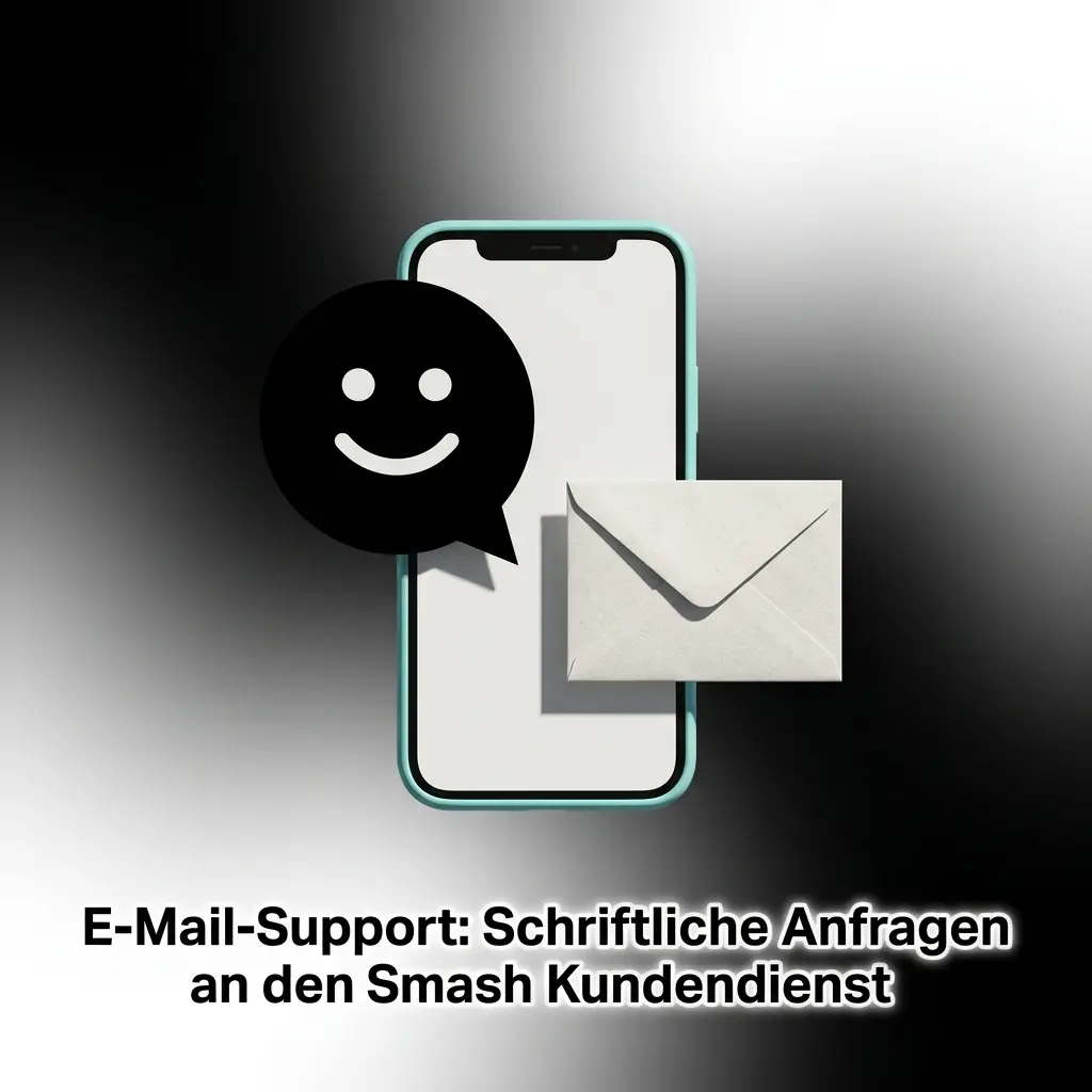 E-Mail-Support bei Smash: Anfragen stellen, Dokumente senden, Antwort in 24–48 Stunden erhalten.