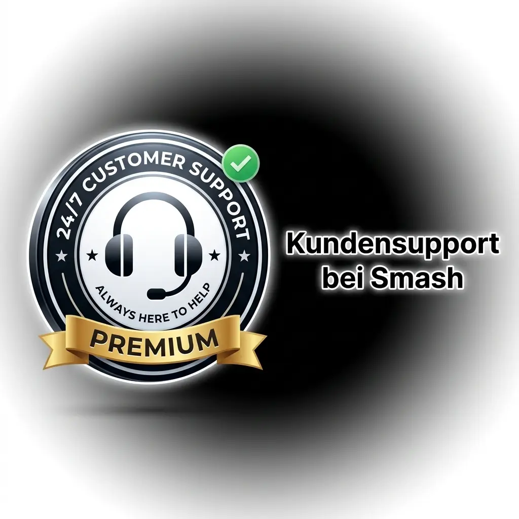 Smash Kundensupport – 24/7 erreichbar per Live-Chat, E-Mail und Telegram für alle Kontofragen