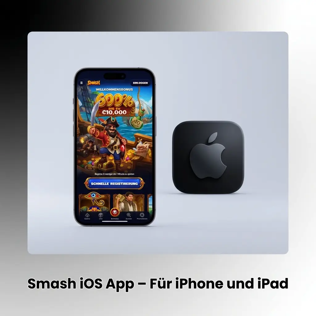 Smash iOS App für iPhone und iPad – Sportwetten, Casino und Live-Dealer mobil verfügbar