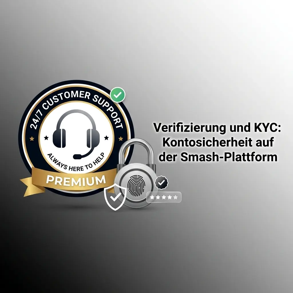 Smash-Plattform KYC-Prozess: Kontoverifizierung mit Ausweisdokumenten und Adressnachweis für sichere Konten