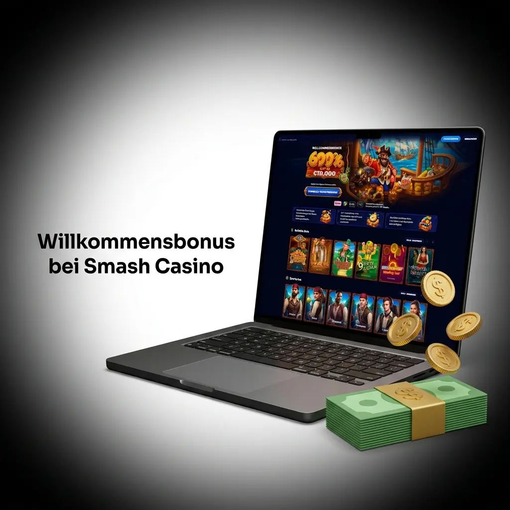 Smash Casino Willkommensbonus: 600% bis 10.000 EUR für Slots und 250% bis 5.000 EUR für Sportwetten
