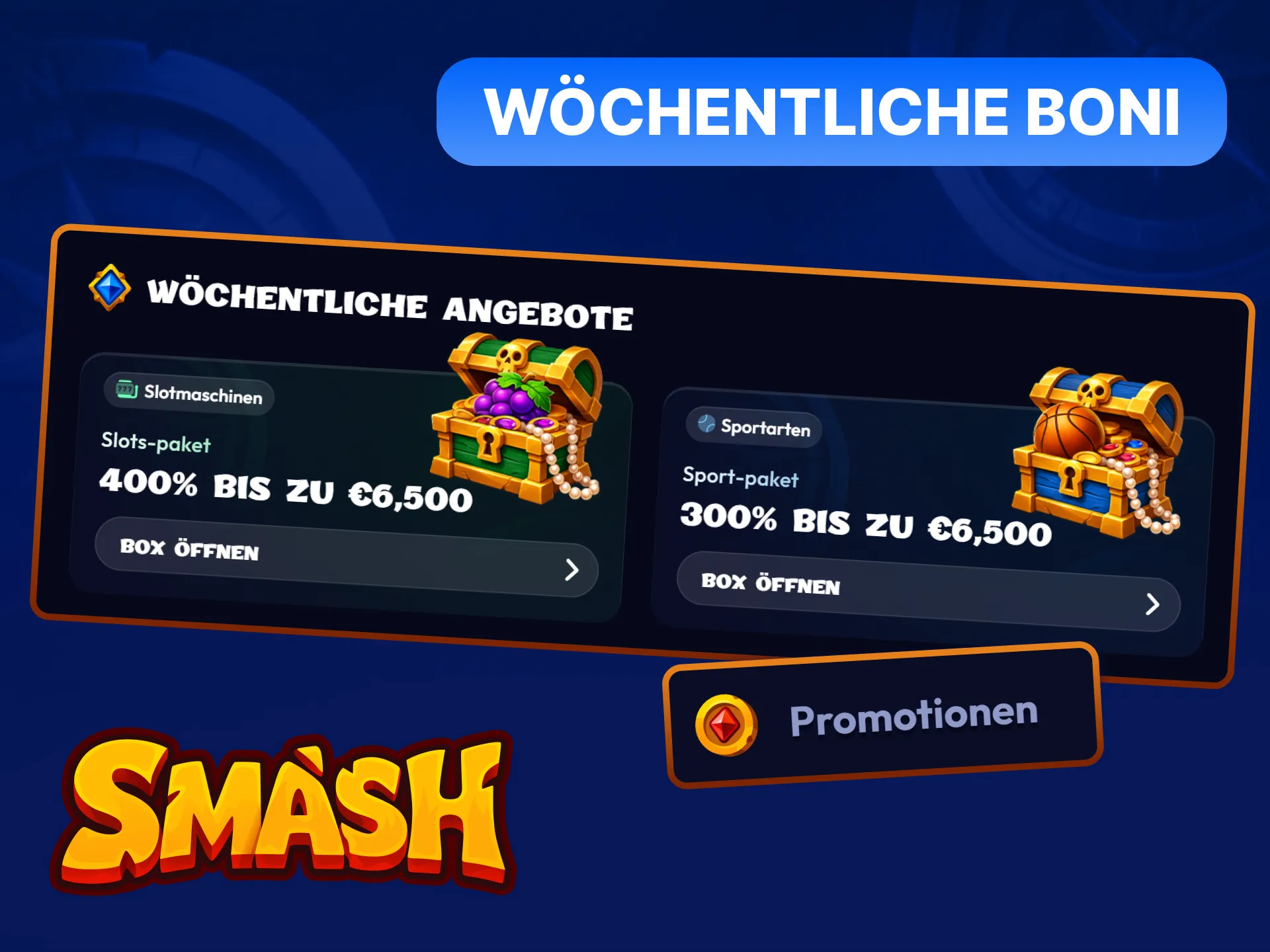 Smash Bonuscode eingeben und Bonus bei Einzahlung sichern – Schritt-für-Schritt Anleitung für neue Nutzer.