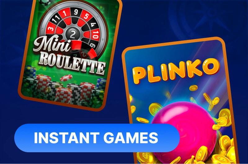 Nutzen Sie die schnellen Instant Games im Smash Casino.
