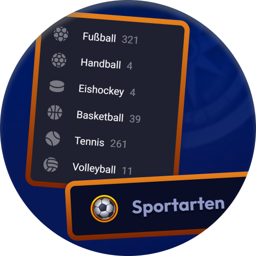 Profitieren Sie vom riesigen Sportwetten-Angebot auf der Smash Plattform.